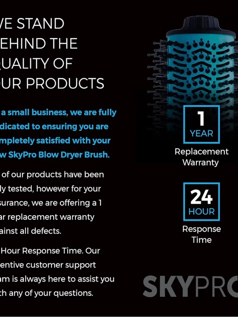 Blow Dryer Brush with Case | Hot Air Hair Dryer Brush Straightens, Volumizes